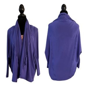 VGUC Lululemon To Fro Wrap 4 Heathered Mod Iris Flower Purple